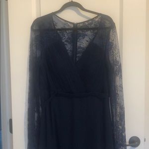 Navy blue formal dress